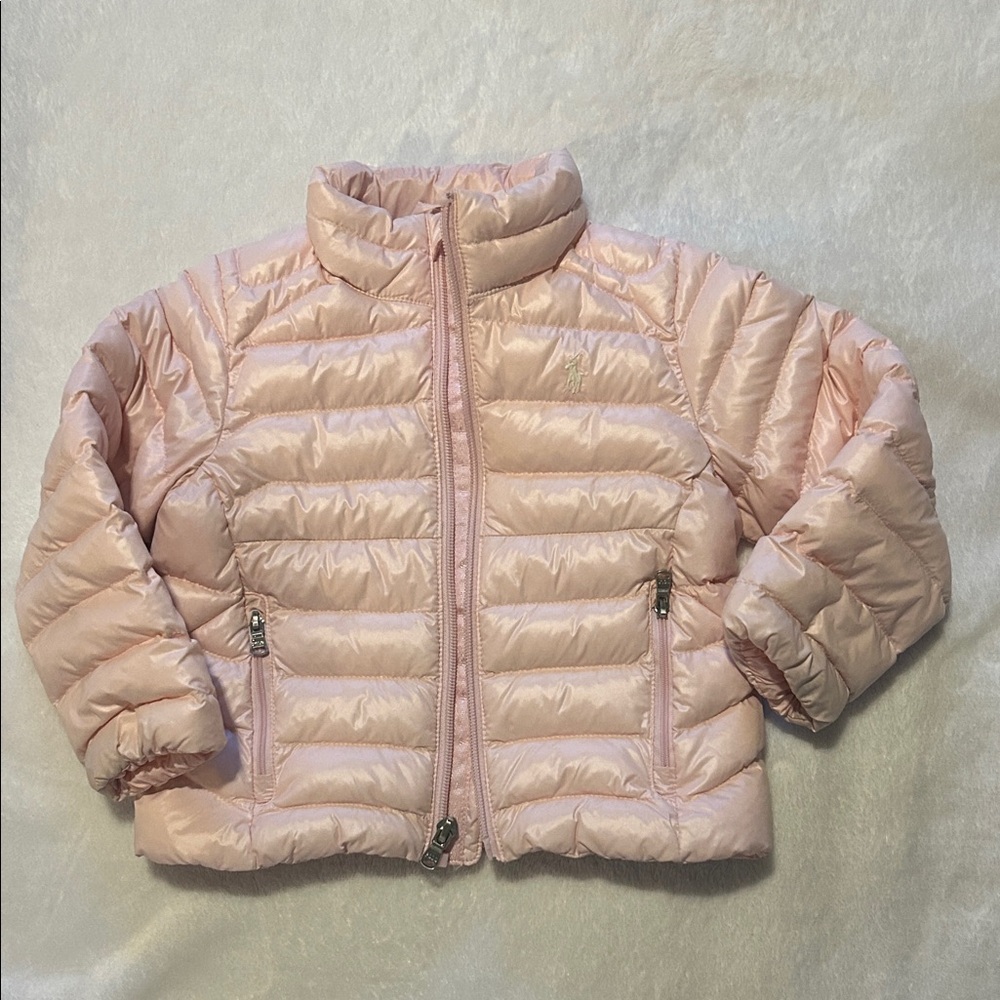 Polo by Ralph Lauren Light Pink Kids Puffer Jacket